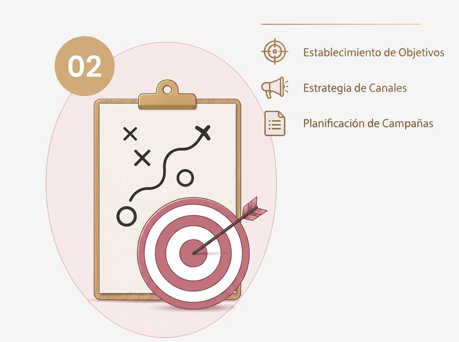 Pilar 02 — Estrategia publicitaria: establecimiento de objetivos, estrategia de canales y planificación de campañas